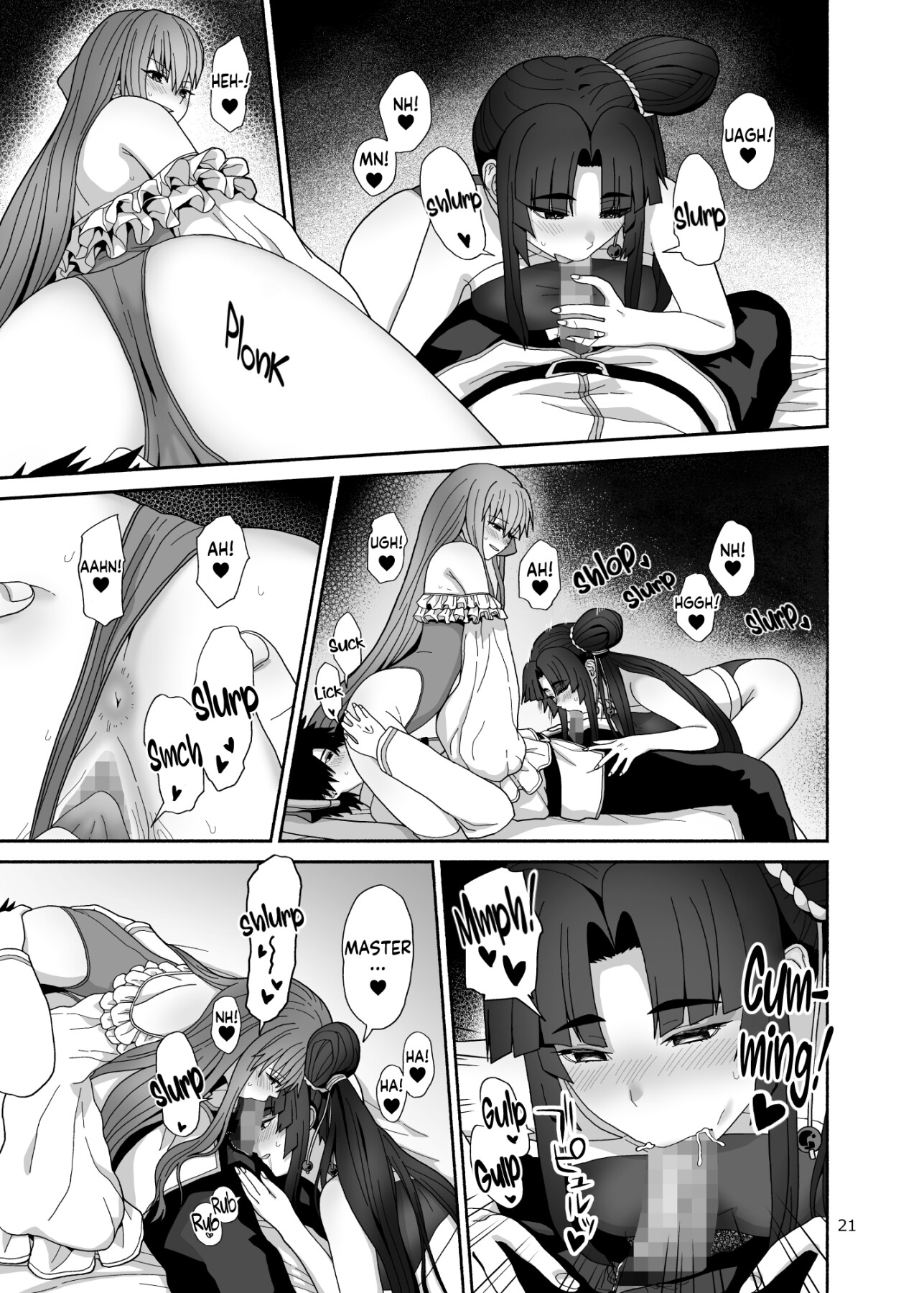 Hentai Manga Comic-My life with my lovely servant(s)-Read-19